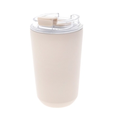 VASO TERMICO INTERIOR CERAMICO LISO 400ML SAND
