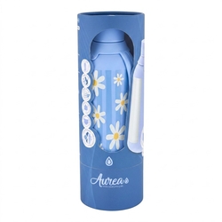 BOTELLA TERMICA INTERIOR CERAMICO 2 TAPONES 500ML SKY FLOR