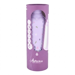 BOTELLA TERMICA INTERIOR CERAMICO 2 TAPONES 500ML LILA