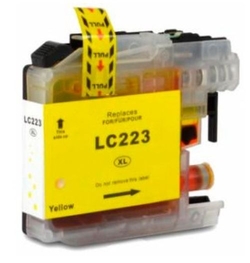 CARTUXO TINTA COMPATIBLE BROTHER LC223Y GROC
