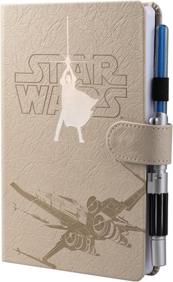 CUADERNO PREMIUN A5 BOLIGRAFO SABLE DE LUZ STAR WARS