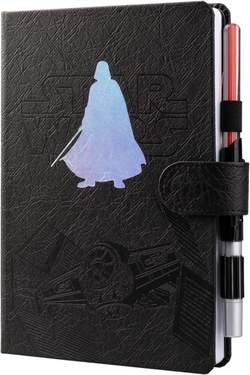CADERNO PREMIUM A5 BOLIGRAFO SABLE DE LUZ STAR WARS