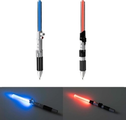 SET 2 BOLIGRAFOS SABLES DO LUZ STAR WARS
