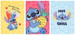 JOGO 3 CADERNOS A5 DISNEY STITCH TROPICAL