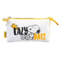ÉTUI TRIPLE SNOOPY LAZY DAYS