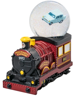 BOLA DE NIEVE HARRY POTTER HOGWARTS EXPRESS Y FORD ANGLIA