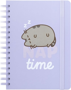 CADERNO TAPA FORRADA A5 PUSHEEN MOMENTS COLLECTION