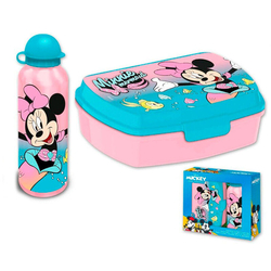Blister Sandwichera + Cantimplora Aluminio Minnie Disney 500