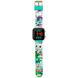 Reloj Led La Casa De Muñecas De Gabby
