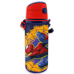 Botella Aluminio Spiderman Marvel 600Ml