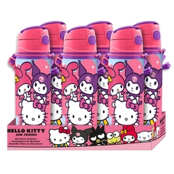 Cantimplora Aluminio Hello Kitty And Friends 600Ml 6 Unidade