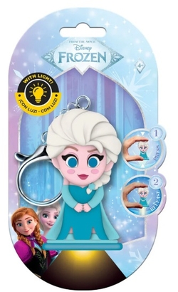FLASHIES FIGURA 3D LLAVERO AMB LLUM FROZEN ELSA