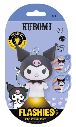 FLASHIES FIGURA 3D LLAVERO AMB LLUM HELLO KITTY KUROMI