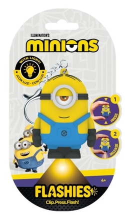 LLAVERO FIGURA 3D CON LUZ MINIONS FLASHIES