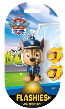 FLASHIES FIGURA 3D LLAVERO AMB LLUM PAW PATROL