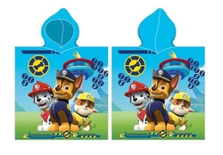 PONCHO DE MICROFIBRA PAW PATROL FUNDAY 50X100CM