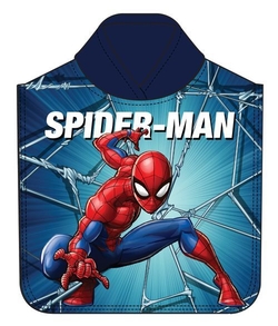 PONCHO DE ALGODON SPIDERMAN HERO 50X100CM