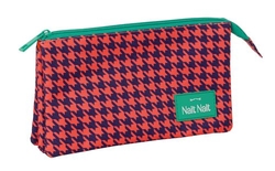 PORTA CRAYONS PATA DE GALLO CORAL 22X12X3CM