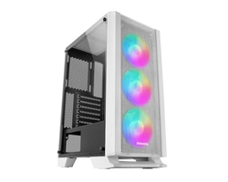 Caja Semitorre Atx Mcc Frgb Blanco Mars Gaming