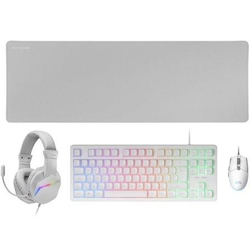 Pack Gaming Mars Gaming Mcp-Rgb3W/ Teclado Rgb + Ratón Optic