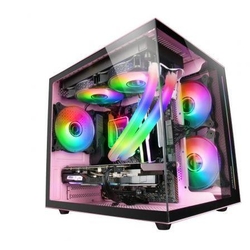 Caja Gaming Minitorre Mars Gaming Mc-View/ Rosa