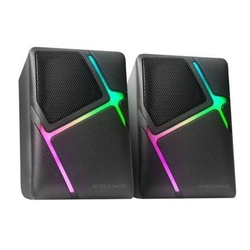 Altavoces Mars Gaming Ms-H/ 10W/ 2.0/ Negro