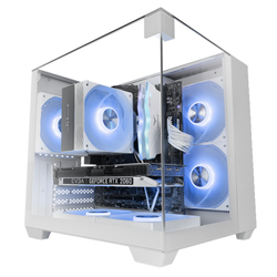 Caja Microatx Gaming Mars Gaming Mcvisionmw Triple Cristal T