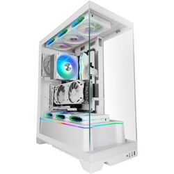 Caja Gaming Semitorre Mars Gaming Mc-Prisma/ Blanca