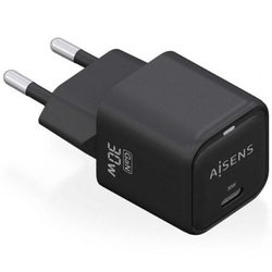 Cargador Gan De Pared Aisens Asch-30W1P019-Bk/ 1Xusb Tipo-C/