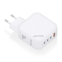 Cargador Gan De Pared Aisens Asch-100W4P028-W/ 3Xusb Tipo-C/