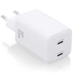 Cargador Gan De Pared Aisens Asch-65W2P039-W/ 2Xusb Tipo-C/