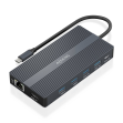 Dock Aisens 12 En 1 Usb-C A 2Xhdmi Dp Rj45 4Xusb-A Usb-C Usb