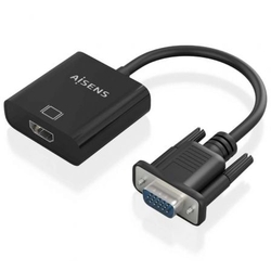 Cable Conversor Aisens A115-0873/ Vga Macho/ Hdmi Hembra Jac
