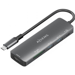 Docking Usb Tipo-C Aisens Asuc-5P011-Gr/ 1Xhdmi/ 2Xusb/ 1Xus