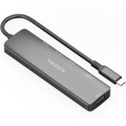 Docking Usb Tipo-C Aisens Asuc-6P024-Gr/ 1Xhdmi/ 3Xusb/ 1Xle