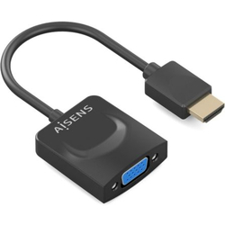 Conversor Aisens A122-0947/ Hdmi Macho Svga Hembra/ 15Cm/ Ne