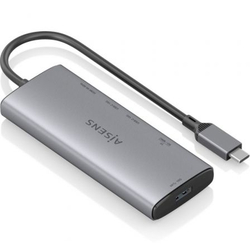 Docking Usb Tipo-C Aisens Asuc-6P029-Gr/ 1Xhdmi/ 1Xusb/ 2Xus
