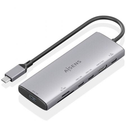 Docking Usb Tipo-C Aisens Asuc-7P031-Gr/ 1Xhdmi/ 1Xusb/ 2Xus