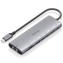 Docking Usb Tipo-C Aisens Asuc-8P033-Gr/ 1Xhdmi/ 1Xusb/ 2Xus
