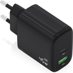 Cargador De Pared Gan Aisens A110-0972/ 1Xusb Tipo-C/ 1Xusb/