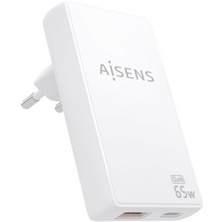 Cargador De Pared Gan Aisens Asch-65W2P076-W/ 1Xusb Tipo-C/