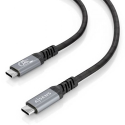 Cable Usb 4.0 Tipo-C Aisens A156-0995/ Usb Tipo-C Macho Usb