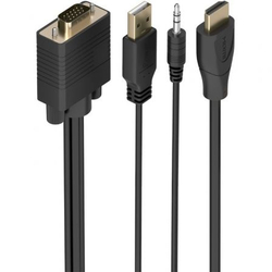 Cable Conversor Aisens A115-1007 Svga Macho Usb Macho Jack M