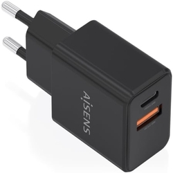 Cargador De Pared Gan Aisens A110-1026/ 1Xusb Tipo-C/ 1Xusb/