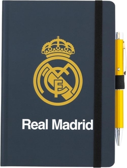 CADERNO PREMIUM A5 COM CANETA PROYECTOR REAL MADRID