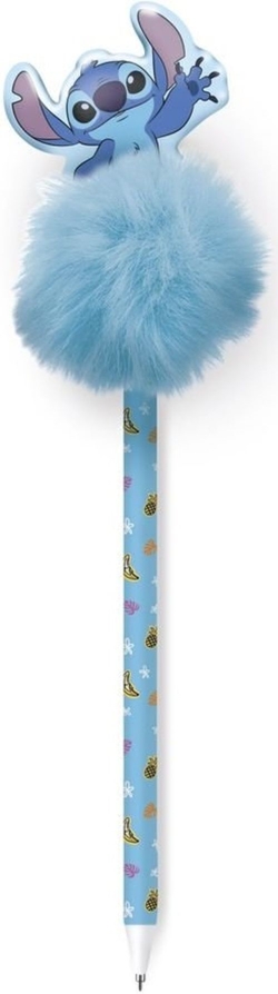 EXP 10 CANETAS COM POMPON DISNEY STITCH TROPICAL