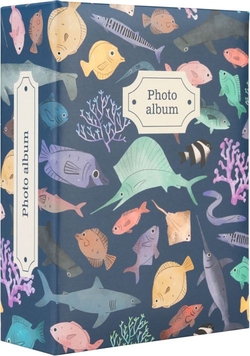 ALBUM DE FOTOS 100 BOLSILLOS 10X15CM OCEAN FRIENDS