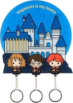 COLGADOR DE LLAVES CON LLAVERO HARRY POTTER