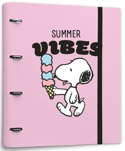 CAPA 4 ARGOLAS POLIPROPILENO SNOOPY