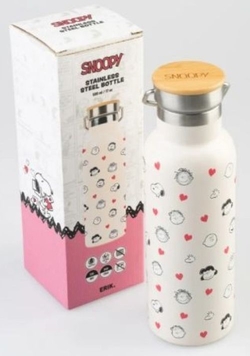 GARRAFA METALICA COM ASA SNOOPY LOVE SEASON